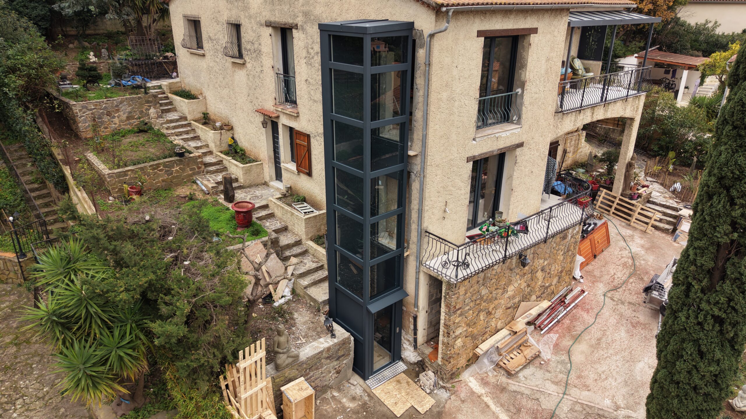 Ascenseur Extérieur Maison Hyeres Var